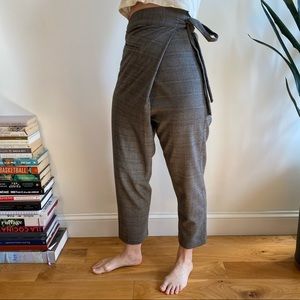 Caron Callahan Wool Crossover Pants
